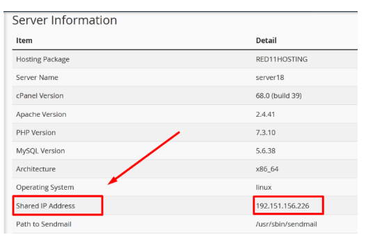 How to know about Server’s main IP of your cPanel hosting?(step by step guide)